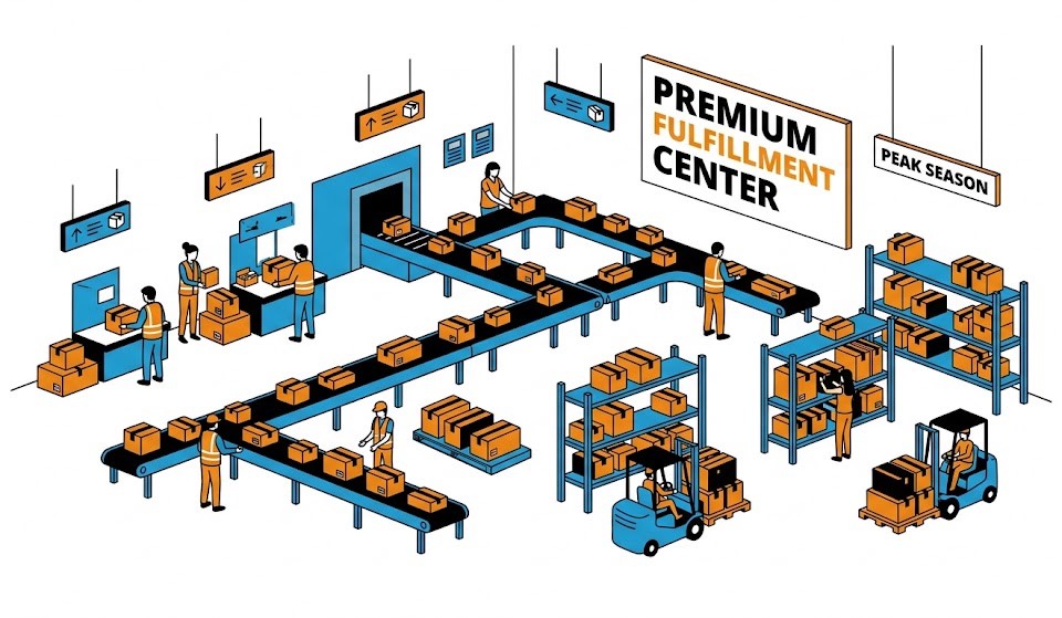 large-scale e-commerce fulfilment centre